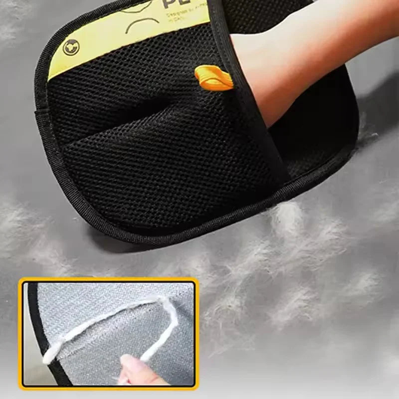 قفازات لإزالة شعر الحيوانات و الملابس