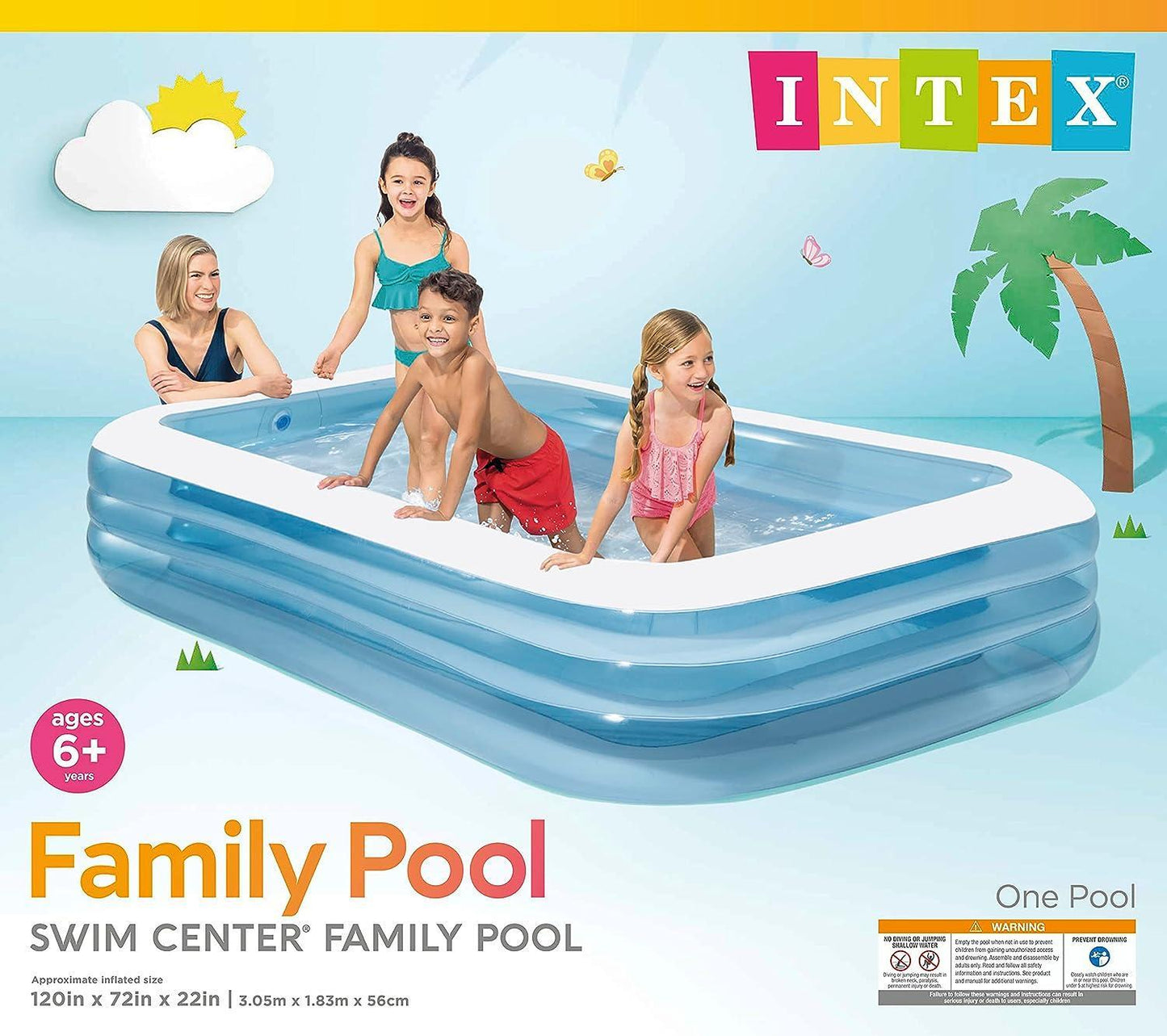 piscine Intex 3.05*1.83*56 cm